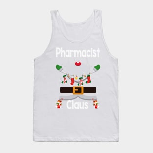 Pharmacist Claus Santa Christmas Costume Pajama Tank Top